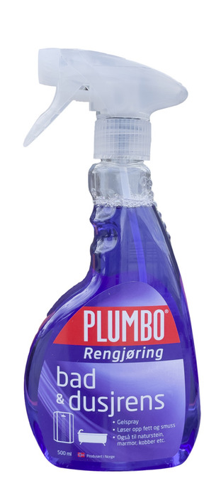 Plumbo Bad- og Dusjrens 0,5 liter